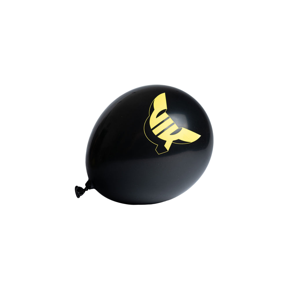 VIK Ballonger 10-pack gula & svarta eco standard-3