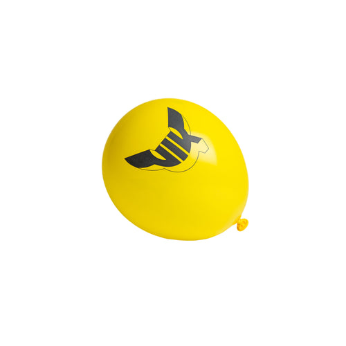VIK Ballonger 10-pack gula & svarta eco standard-2