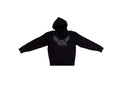 Hoodie ton i ton Svart, 