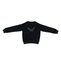 Sweatshirt ton i ton barn, Svart