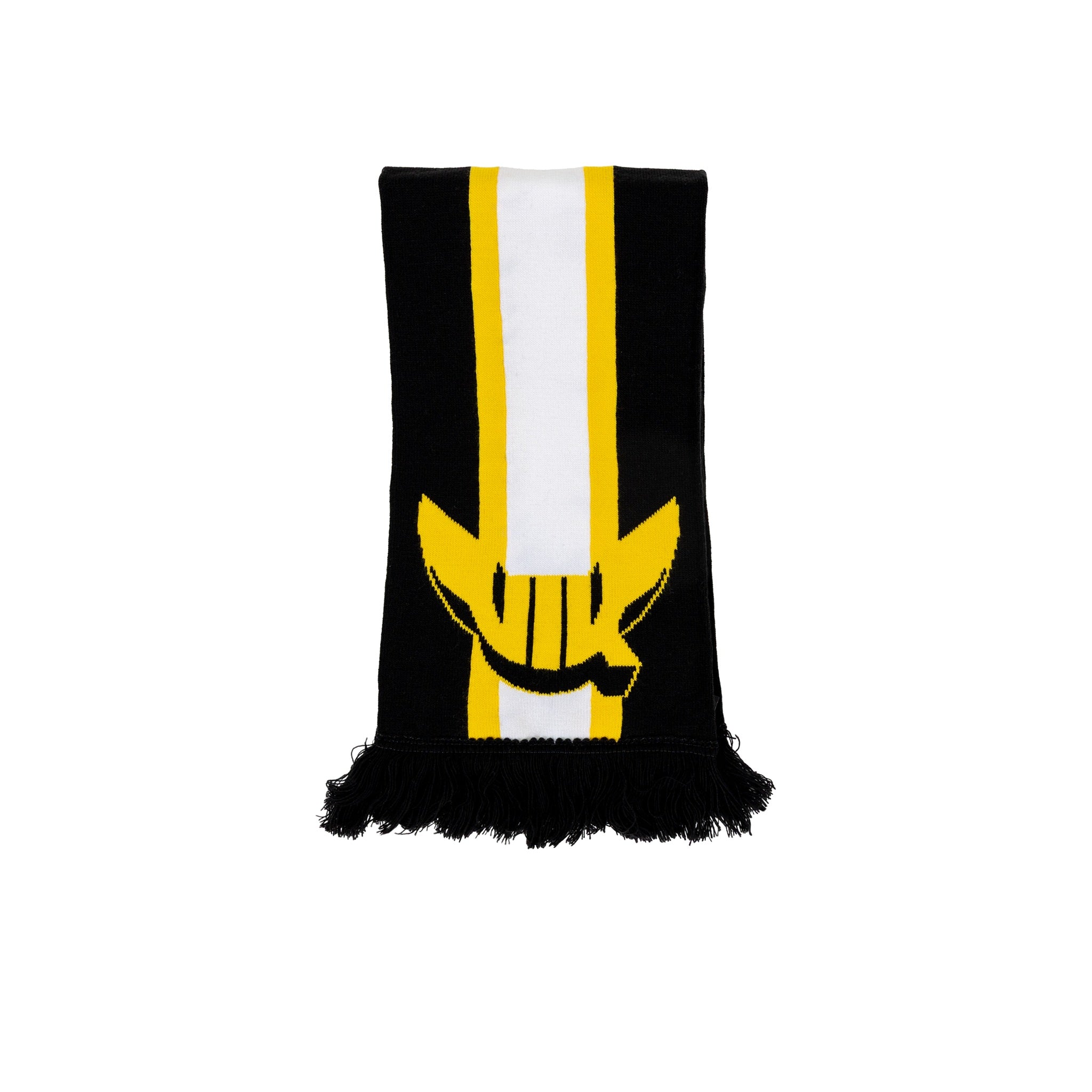 Halsduk svart/gul/vit-1
